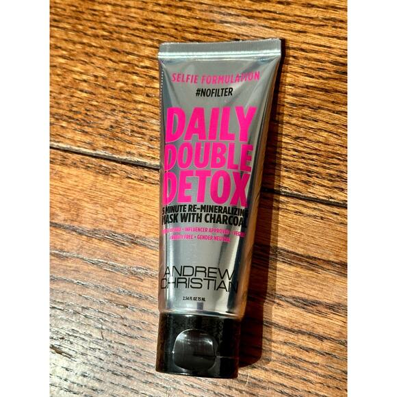 Andrew Christian detox charcoal mask.  New, sealed, unopened - Picture 1 of 6
